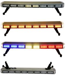 low profile GEN III 1 Watt super bright LED Warning Lightbar full size car led light baramberblueredwhite9850076