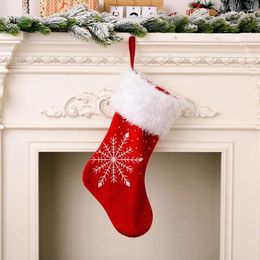 Christmas Decorations Stockings Gift Bag Party Xmas