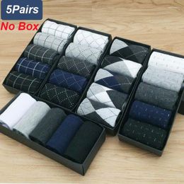 Men's Socks 10Pcs 5 Pairs High Quality Bamboo Fibre Elite Casual Business Wear Not Smelly Natural Antibacterial