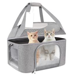 Carriers Dog Carrier Bag Backpack Breathable Pet Portable Foldable Travel Airline Approved Transport Bag For Small Dogs And Cats Outgoing