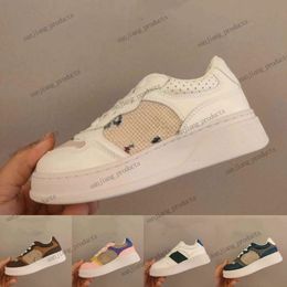 designer kids sneakers shoes brand logo girls casual shoes boys webbing baby toddler trainers running shoes luxury cowhide lace up Italy Bee sports sneaker size 26-35