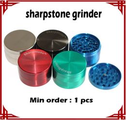 sp 1 pcs Zinc Sharp stone Grinders Alloy Herb Grinders 4 parts grinders Magnetic Metal Grinder vs lighting grinders High Quali9722122