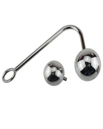 Stainless steel anal plug include two ball butt plug prostate massager anal dilator sex toys for couples adult games6814770