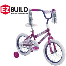 Bicycle 2023 Huffy 16 in. Sea Star Girl Kids Bike, Metallic Purple Bicycle