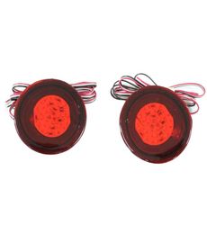 2PCS Red Lens LED Bulbs Car Styling Warning Rear Bumper Reflector Brake Light Stop Fog Lamp For Nissan Qashqai1329428