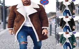 Men039s Wool Blends Arrival Creative Fashion Men Trench Coat Warm Thicken Jacket Woollen Peacoat Long Overcoat Tops Faux Cashm5813468