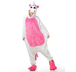 adult pink Unicorn Onesies Cosplay Pyjamas Pyjama Jumpsuit halloween christmas party cosplay costumes Cartoon pink Unicorn Horse j1089868