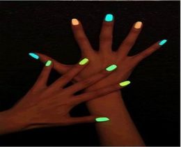XD Luminous Nail Art Polish Latest Noctilucent fluorescent light Nail polish Glow in dark 11colour4970795