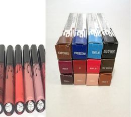 12 Colors Brand Lipgloss Lipstick Cosmetics lip Lip gloss Liquid Matte Lip stick Red Velvet Makeup mix color5232272