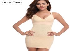 Bodysuit Deep V Neck Body Shaper Control Slips Butt Lifter Wait Trainer Slimming Underwear Corset Dress Backless Sexy Shaperwear Y9422345