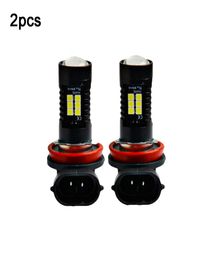 2pcs 12V 21W H11 3030 21SMD LED Auto Car Fog Light Bulb 6000K White Light Projector High Power Driving Lamp Signal Fog Lighs9362881