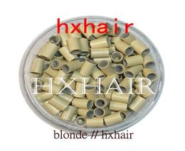 5000pcs 40mm Copper Tube With Silicone Micro Rings Links Beads Hair Extension Tools5685104