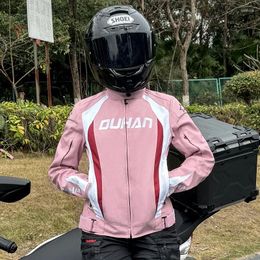 Motorcycle Apparel DUHAN Women Jackets The Four Seasons Anti Fall Windproof Motocros Riding Protective Clothing Wear Resistant