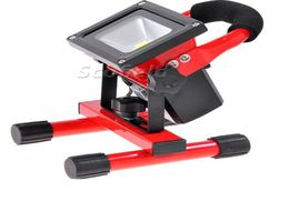 LED Rechargeable Floodlight 10W Outdoor Lighting Portable emergency light Red Green Blue9527188