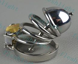 New: 2013 stainless steel cage/prevent masturbation device/Men's sex toy/Urethral plug-in device4969689