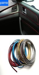 5MLot Car styling interior Decoration thread sticker Insert type Air Outlet Dashboard Decoration Strip Accessories7087127