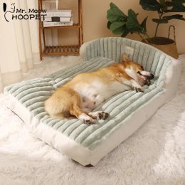 Mats Hoopet Dog Cushion Super Soft Fluffy Comfortable for Cat Dog House Sleeping Kennel Cat Sofa Puppy Bed Winter Warm Thick Dog Bed