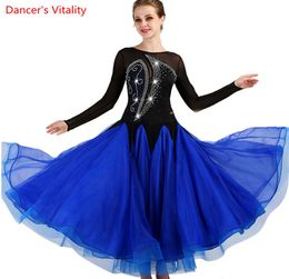 2018 Custom-made Dance Rhine Sexy Senior Ballroom Dance Dress for Women Ballroom Dresses Waltz Dress8813739
