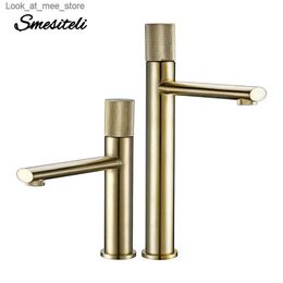 Bathroom Sink Faucets Rotating faucet gold-plated basin faucet bathroom faucet single handle cold and hot sink mixer rotating basin faucet Q240301