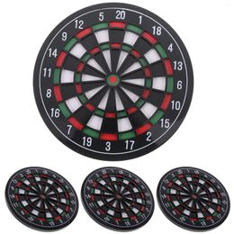 Pillow 4 Pcs Dartboard Cup Mat Car Coasters Pads For Drinks Mats Table Decor Miniature