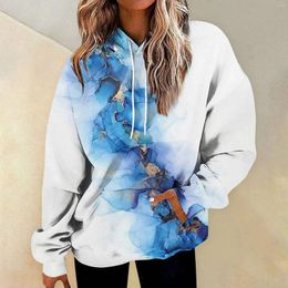 Damen Hoodies Herbst Marmor Textur 3D Druck Frauen Mode Lässig Sweatshirts Übergroße Kinder Pullover Trainingsanzug Kleidung