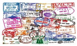 50pcs Lot Clear Retro Postmark Travel Handbill Graffiti Sticker Car Motorcycle Bike Skateboard Laptop Waterproof PVC Removable Sti7016326