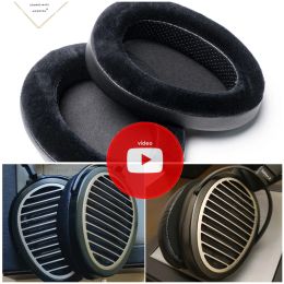 Accessories Velvet Velour Ear Pad Foam Cushion EarPads For HifiMan HE1000 V2 Edition X HE1000SE Headphone