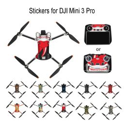 Drones For DJI Mini 3 Pro Stickers Drone Protective Film Waterproof Aircraft Remote Decals Full Cover Skin Mini 3 Pro Accessories