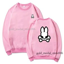 Men's Hoodies Sweatshirts Fun Rabbit Printing Hoodies Cotton Bad Bunny Hooded Purple Hoodie Sweater Sports Sweatshirts Men Pullovers Psychological Bunny 804