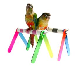 Toys Parrot Stand Desktop Bird Cage Stand Pole Stand Stick Bird Supplies PParaphernalia Small Training Bird Stand