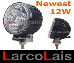 LarcoLais 3quot 12V 24V 12W LED Motorcycle Headlight Work Light Tractor Truck Trailer SUV JEEP Off Road Heavy Duty High Power La9516069