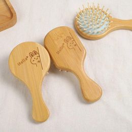 Party Favour Wooden Comb Hair Brush Baby Shower Decorations Cute Set Favours Gift For Boy Girl Birthday Decoration