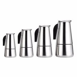 Tools 100/200/300/450ML Coffee Maker Stainless Steel Percolator Tool Mocha Cafetiere Stove Top Italian Mocha Coffee Pot