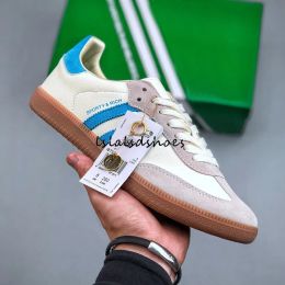 2024 New Style Designer Shoes Wales Bonner Pony Leopard Tonal Cream White Silver Core Black SPORTY Rich Designer Skate Shoes Red White Green Men Women Shoes 8434