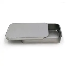 Storage Bottles 18pcs Metal Tin Boxes Rectangular Empty Tinplate Containers With Lids For Gift Craft