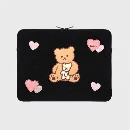 Backpack Cute Bear Laptop Bag Sleeve Case for Book Air Pro 12 13 14 15 15.6 11.6 Inch M1 Ipad Pc Notebook Korean Kawaii Lap Top Pouch
