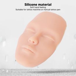 accesories 5D Makeup Practise Face Board Silicone Makeup Mannequin Face Tattoo Microblading Practise Model