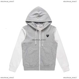 CDG Hoodie Designer Men's Hoodies Commes Com Des Garcons Sweatshirt Mockneck PLAY Big Heart Hoodie Full Zip Designer Hoodie For Man 424 994