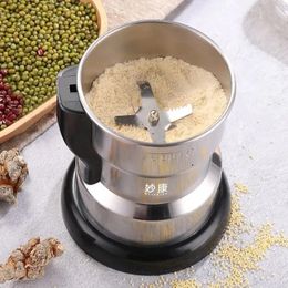 400W Electric Coffee Grinder Kitchen Cereal Nuts Beans Spices Grains Machine Multifunctional Home 240223