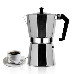 Tools HOODAKANGStovetop Moka Coffee Maker, Italian Espresso, Expresso Percolator, Cafe Coffee Pot, 1, 2, 3, 6, 9, 12, 14Cup