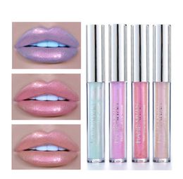 1Pcs Mermaid Pearl Light Liquid Lip Gloss Longlasting Diamond Shining Lipstick Lips Gloss Stick Tint Batom Makeup Tools1688143