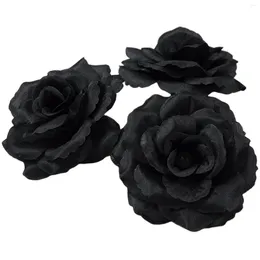 Decorative Flowers 10pcs Artificial Rose Silk Long Lasting Beautiful Flower For DIY Bouquets Home Decor