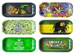 Rolling Tray Hand Roller 116quot63quot Metal Tobacco Tray herb grinder rolling paper smoke pipe1549496