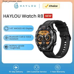 Other Watches HAYLOU R8 Smart 1.43-inch AMOLED display smart Bluetooth phone call multi-level sturdy smartphone Q240301