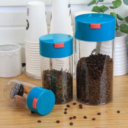 Tools Vacuum Sealed Tank Coffee Beans Jars Food Storage Container Plastic Kitchen Dried Milk Powder Fruit Box Multigrain Sealed Bottle