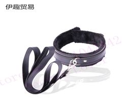 4 color PU Leather bdsm collar Plush Neck Sex Collar Fetish Bondage Adult Games Slave Restraint erotic Sex Toys For Couples Y18119471617