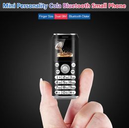 Unlocked Mini Cellphone smart SATREND K8 1 inch Tiny screen Call recorder Telephone Bluetooth dialer smallest Dual Sim Cartoon Mob4986367