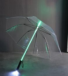 50pcslot Cool Blade Runner Light Saber LED Flash Light Umbrella rose umbrella bottle umbrella Flashlight Night Walkers lin32359084439