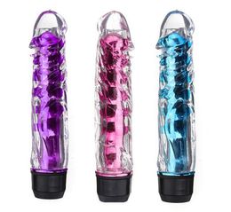 Whole Dildos Vibrator Sex Toys MultiSpeed Barbed Super Dildo Waterproof G Spot Vibrators Safe Products5051602