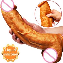 Soft Super Big Realistic Suction Cup Dildo with Balls Masturbation Stimulator Huge Anal Dildos Silicone Sex Toys for Woman 2011305462663